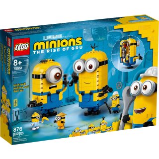 LEGO&reg; Minions 75551 - Minions-Figuren Bauset mit Versteck