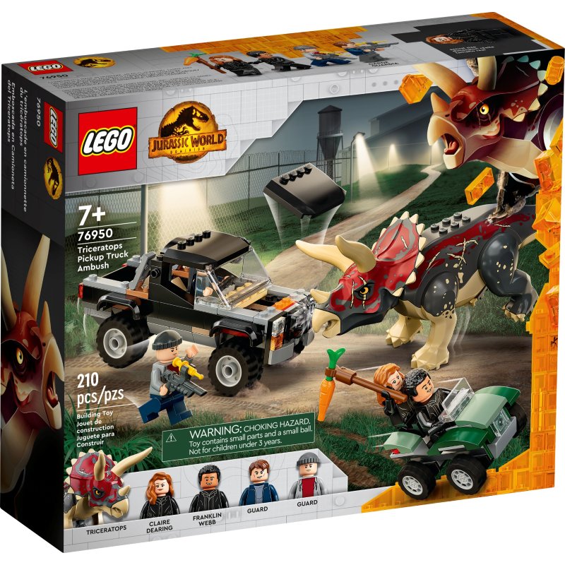 LEGO® Jurassic World 76950 - - Lucky Bricks Leg Triceratops-Angriff 