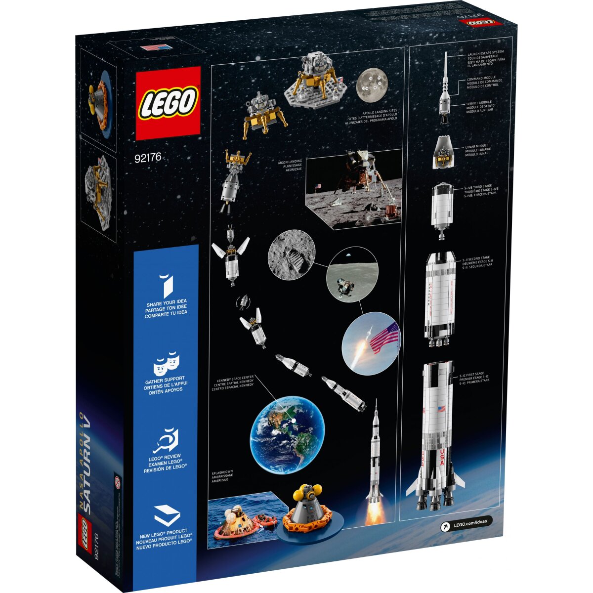 LEGO® Ideas 92176 - NASA Apollo Saturn V - Lucky Bricks - Lego-Online