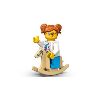 LEGO® Minifigures 71037 - Serie 24 - Mädchen auf hölzernem Schaukelpferd