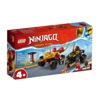 LEGO® Ninjago 71789 - Verfolgungsjagd mit Kais Flitzer und Ras‘ Motorrad