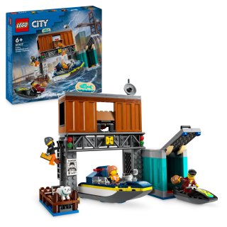 LEGO® City 60417 - Polizeischnellboot und Ganovenversteck