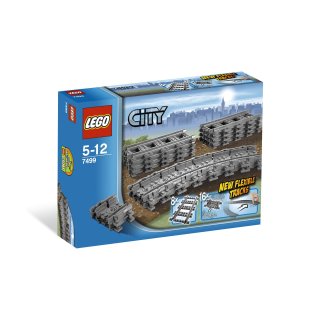 LEGO® City 7499 - Bricks and More Flexible und gerade Schienen