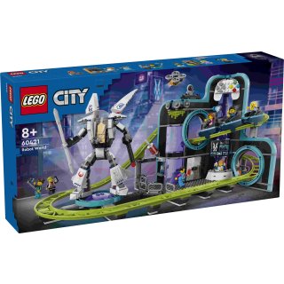 LEGO® City 60421 - Achterbahn mit Roboter-Mech