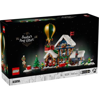 LEGO® ICONS 10339 - Weihnachtspostamt mit Heißluftballon