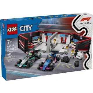 LEGO® City 60444 -  F1® Garage & Mercedes AMG & Alpine Cars