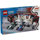 LEGO® City 60444 -  F1® Garage & Mercedes AMG...