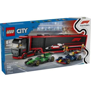 LEGO® City 60445 - LEGO® City F1® Truck With RB20 & AMR24 F1 Cars