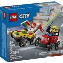 LEGO® City 60458 - Pizzalieferwagen vs. Löschauto