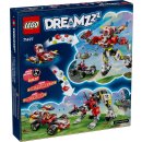 LEGO® Dreamzzz 71497 - Coopers Tiger-Mech und Zeros Hot Rod Auto