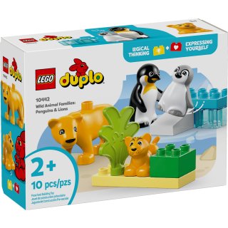 LEGO® DUPLO® 10442 - Wildtier-Familien: Pinguine und Löwen