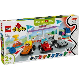 LEGO® DUPLO® 10445 - F1® Team Rennautos mit Rennfahrern