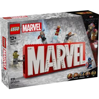 LEGO® Marvel Super Heroes 76313 - MARVEL Logo & Minifiguren