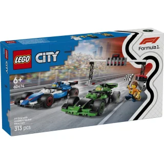 LEGO® City 60474 - F1® Grid Mit VCARB & Sauber Race Cars