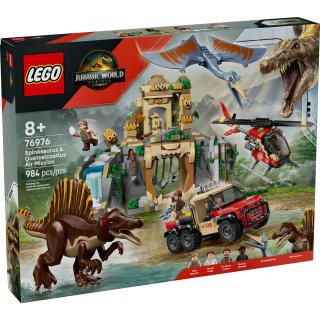 LEGO® Jurassic World 76976 - Spinosaurier & Quetzalcoatlus: Hubschrauber-Einsatz