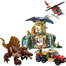 LEGO® Jurassic World 76976 - Spinosaurier & Quetzalcoatlus: Hubschrauber-Einsatz