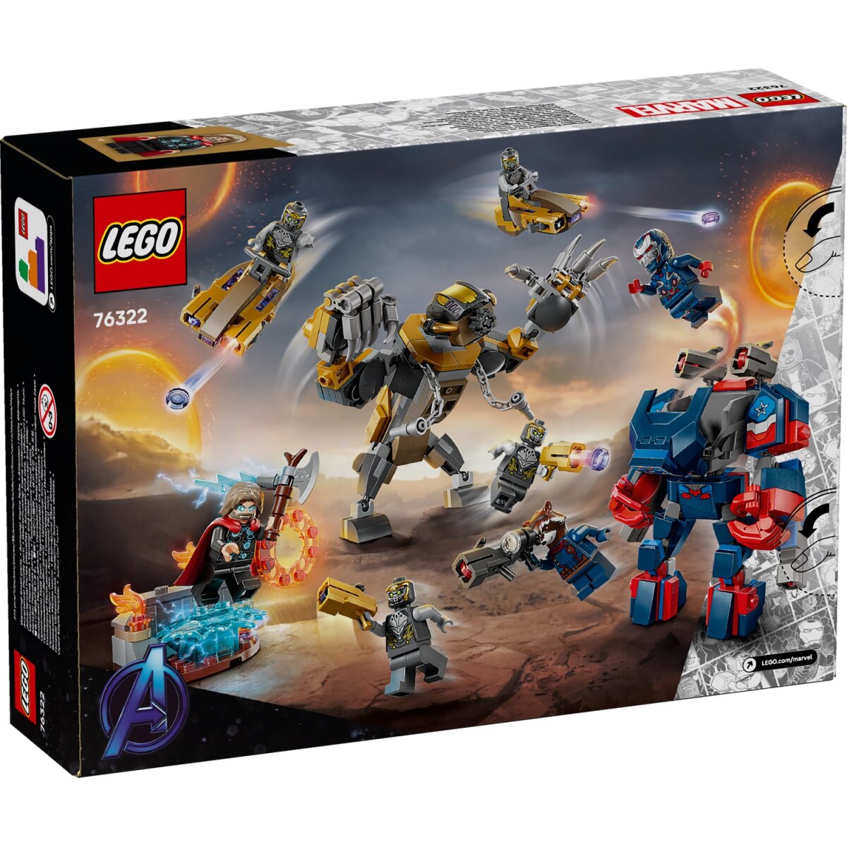 LEGO® Marvel Super Heroes 76322 - Avengers: Endgame Thor vs. Chitauri