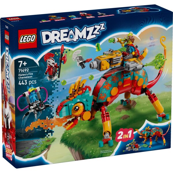 LEGO® Dreamzzz 71492 - Mateos Feuer-Chamäleon