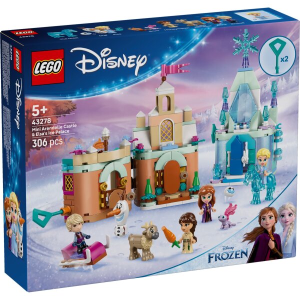 LEGO® Disney Princess 43278 - Schloss Arendelle und Elsas Eispalast