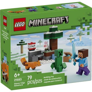 LEGO® Minecraft 21583  - Steves Abenteuer in der Taiga