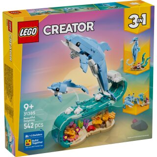 LEGO® Creator 31385 - Meerestiere: Wunderschöne Delfine