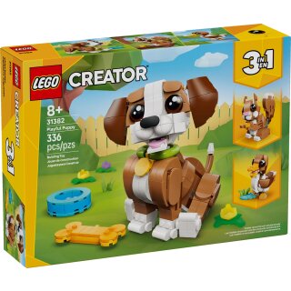 LEGO® Creator 31382 - Niedliche Tiere: Verspielter Welpe