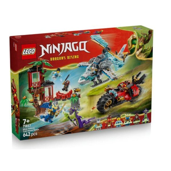 LEGO® Ninjago 71857 - Showdown am Baumhaus mit dem Ninja-Bike