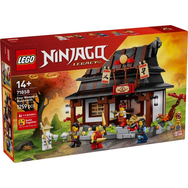 LEGO® Ninjago 71858 - 15-jähriges Jubiläum der Vier-Waffen-Schmiede