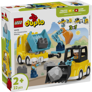 LEGO® DUPLO 10475 - Baufahrzeuge – 3-in-1-Set