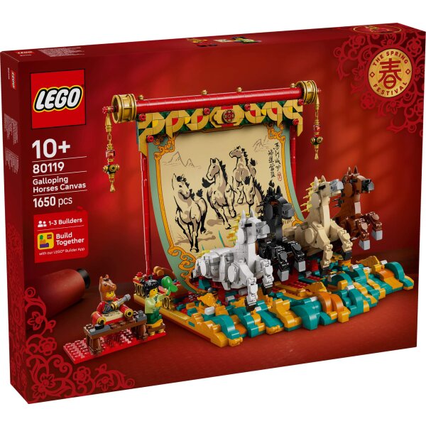 LEGO® 80119 - Lunar New Year 2026: Leinwand mit Galoppierenden Pferden