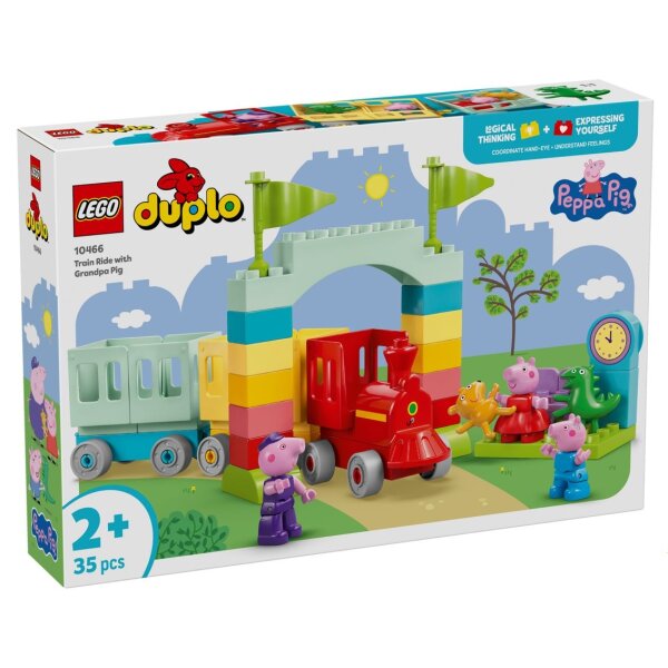 LEGO® DUPLO® Peppa Pig™ 10466 - Zugfahrt mit Opa