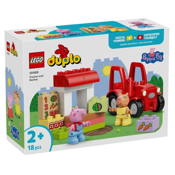 LEGO® DUPLO® Peppa Pig™  10468 - Traktor und Marktstand