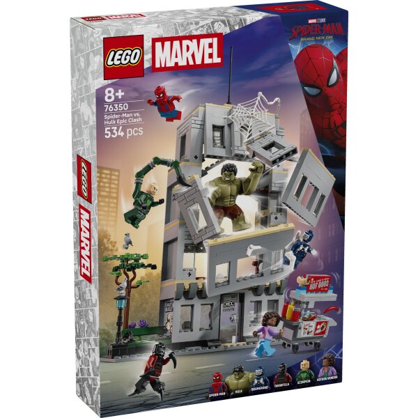 LEGO® Marvel Super Heroes 76350 - Großer Showdown: Spider-Man vs. Hulk