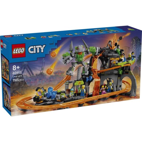 LEGO® City 60501 - Lava Land-Achterbahnpark