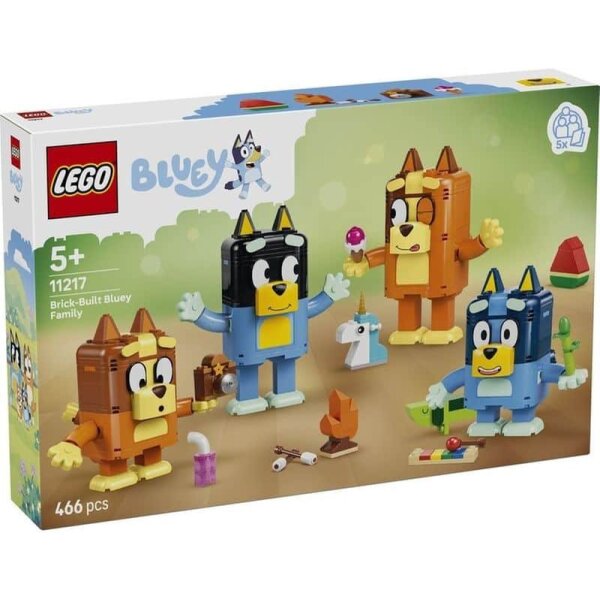 LEGO® Bluey 11217 - Blueys Familie aus LEGO Steinen