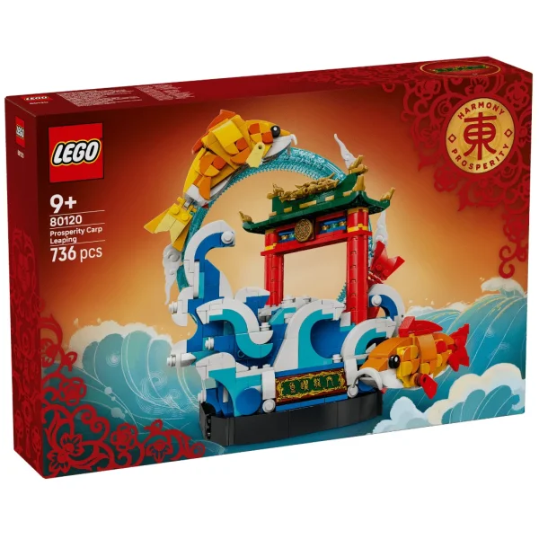 LEGO®  Chinese Festivals 80120 - Karpfen Springt übers Drachentor