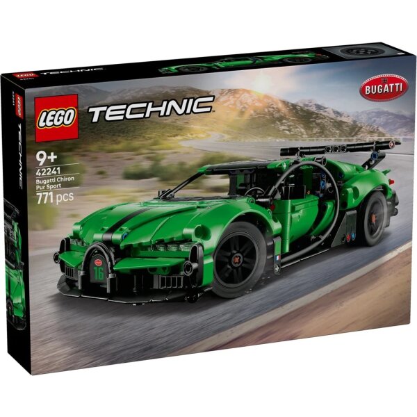 LEGO® Technic - 42241 Grüner Bugatti Chiron Pur Sport Hypersportwagen