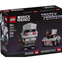 LEGO® Brickheadz 40924 - Megatron: Roboter und Fahrzeug