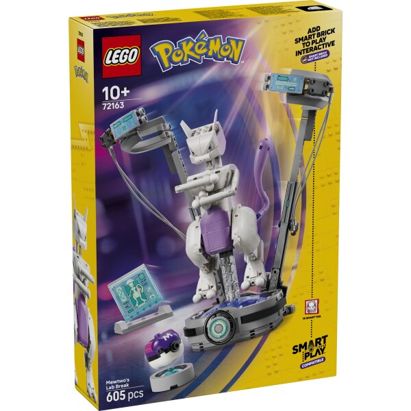 LEGO® Pokémon 72163 - SMART Play™: Mewtus Ausbruch aus dem Labor