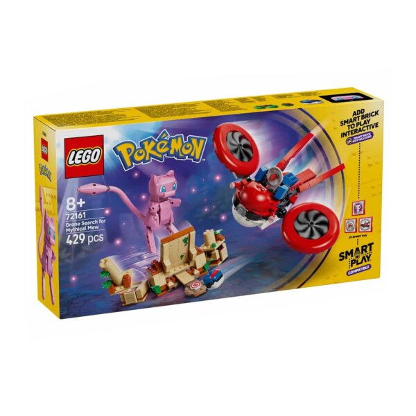 LEGO® Pokémon 72161 - SMART Play™: Drohnensuche nach einem Mysteriösen Mew