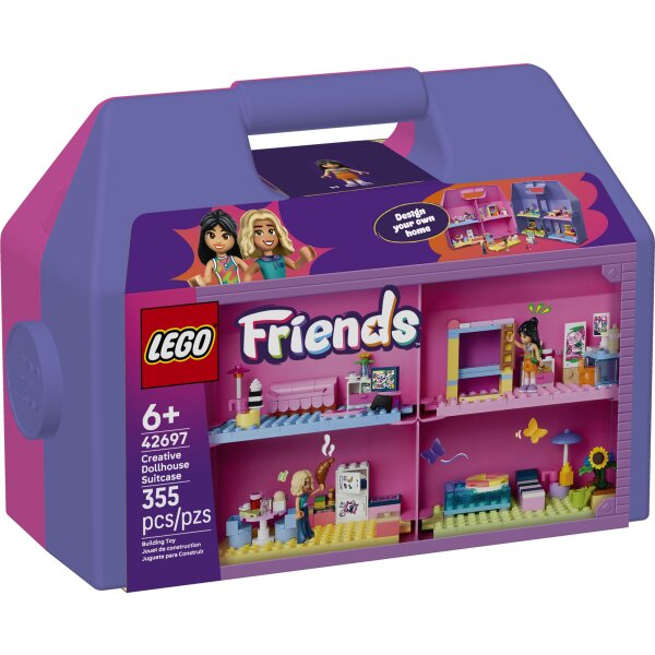 LEGO® Friends 42697 - Kreativer Puppenhauskoffer