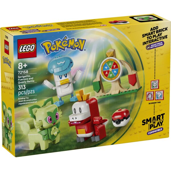 LEGO® Pokémon 72158 - SMART Play™: Showdown mit Felori, Krokel und Kwaks