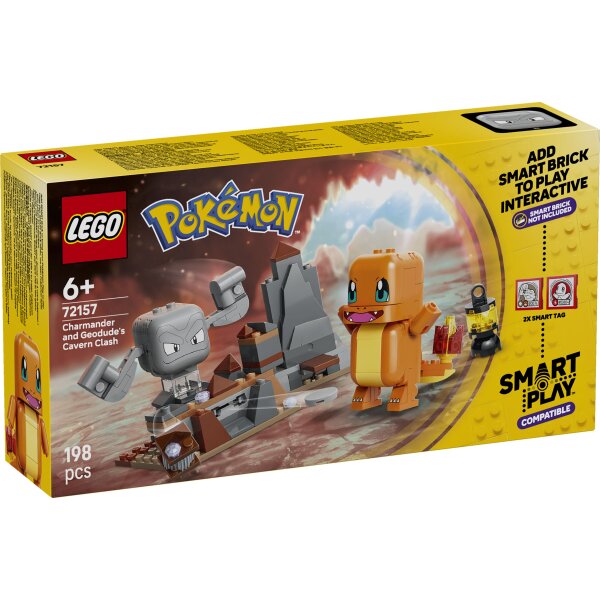 LEGO® Pokémon 72157 - SMART Play™: Glumandas und Kleinsteins Höhlenduell