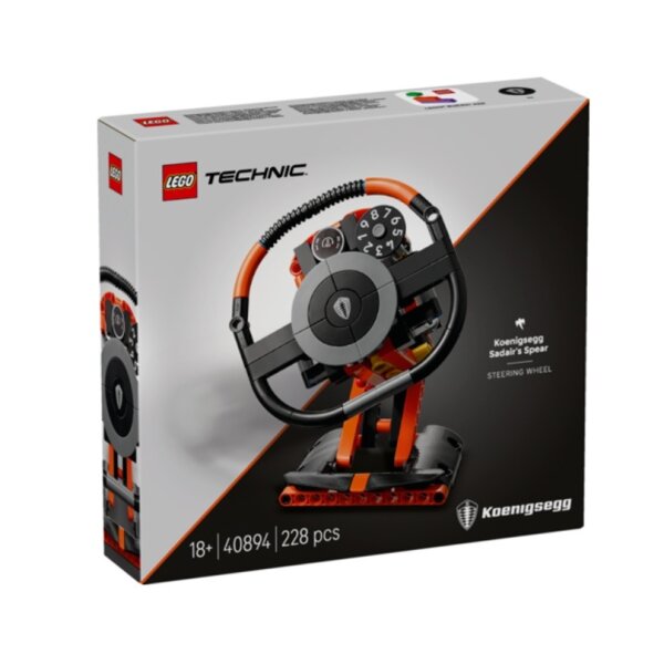 LEGO® Technic 40894 - Koenigsegg Sadairs Spear - STEERING WHEEL